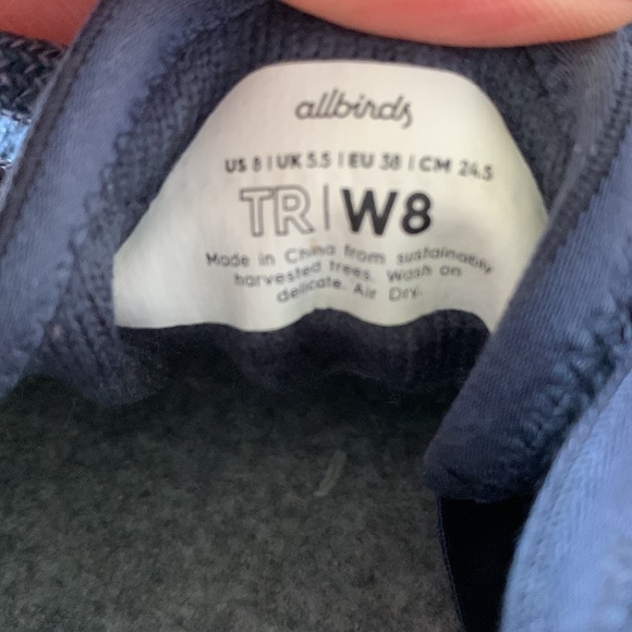 Allbirds, navy, women’s 8 - Picture 4 of 4